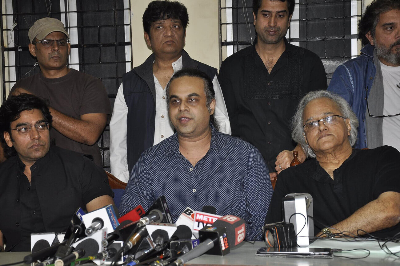 Press Conference with Kamlesh Pandey & Ashutosh Rana in support of Kiku Sharda
